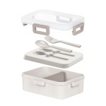 Lunch Box with Spoon and Fork 1232