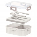 Lunch Box with Spoon and Fork 1233