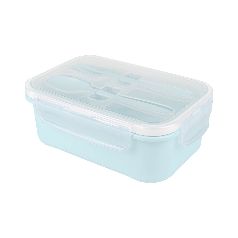 Lunch Box with Spoon and Fork 1239