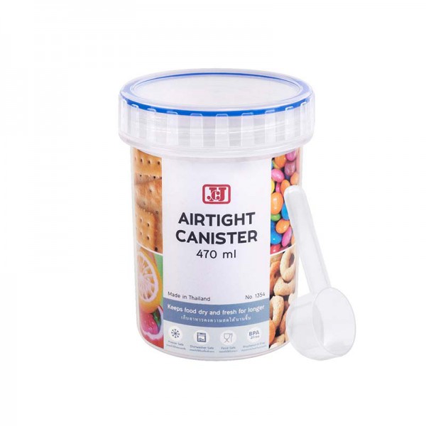 Airtight Canister with Spoon 1354