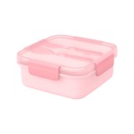 Double Layer Lunch Box with Spoon and Fork 1374