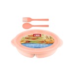 Lunch Box with Spoon and Fork 4605