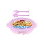 Lunch Box with Spoon and Fork 4605