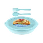 Lunch Box with Spoon and Fork 4606