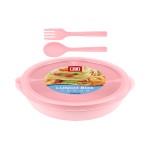 Lunch Box with Spoon and Fork 4606