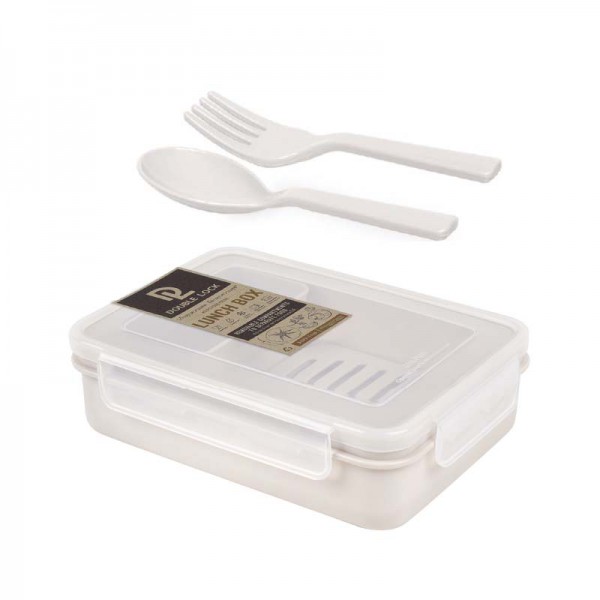 Lunch Box with Spoon and Fork 9316-1