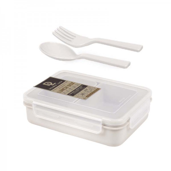 Lunch Box with Spoon and Fork 9316-2