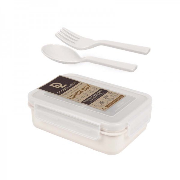 Lunch Box with Spoon and Fork 9213-2